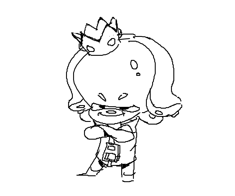 MikeCarmet's tweet photo. I was forced to draw splatoon characters in a discord call https://t.co/A3eHjrJCM9