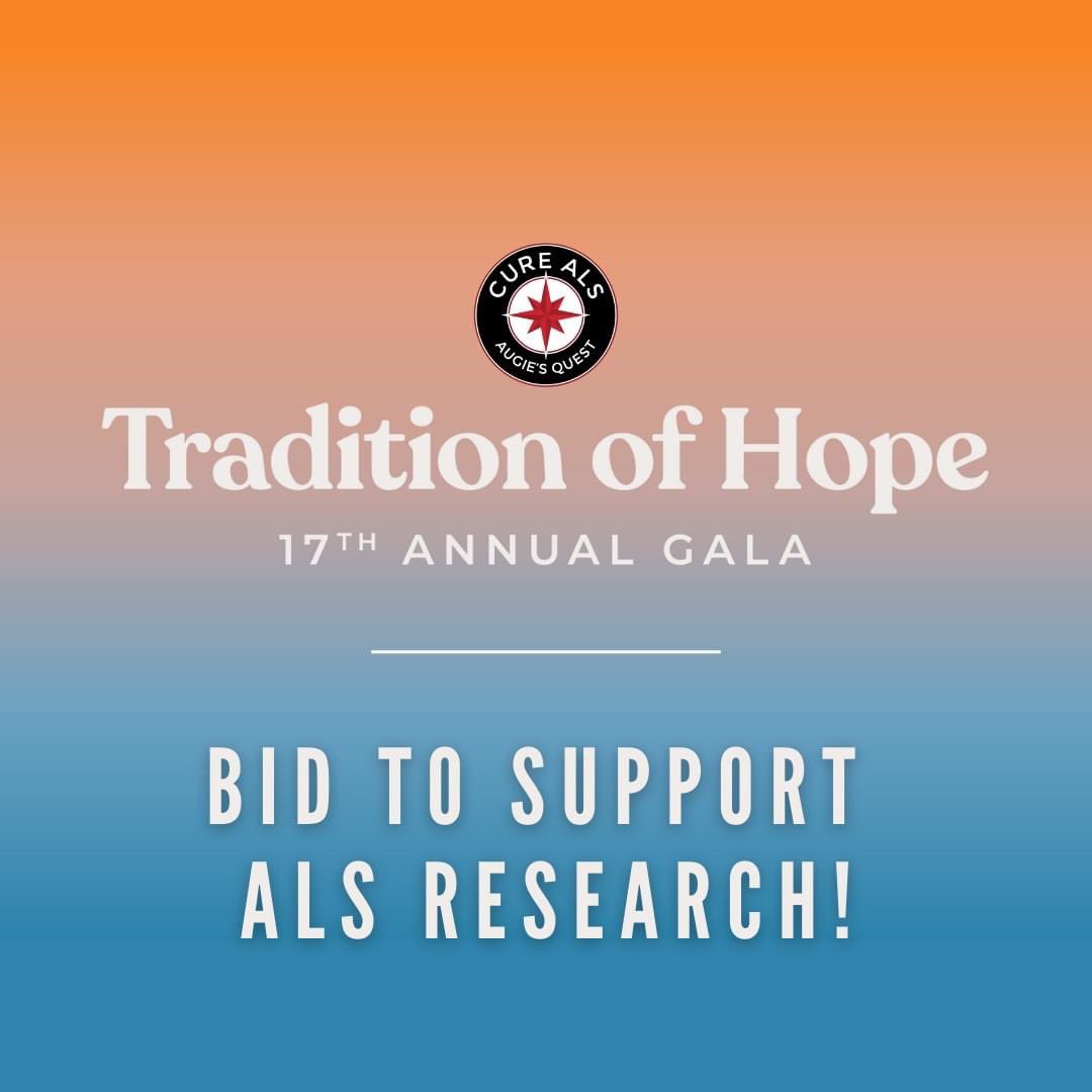 You can start bidding on our amazing auction items in advance of the upcoming Tradition of Hope Gala on October 21st.  You don’t have to attend the event to participate in the silent auction!

Click here to bid: events.handbid.com/lp/tradition-o…