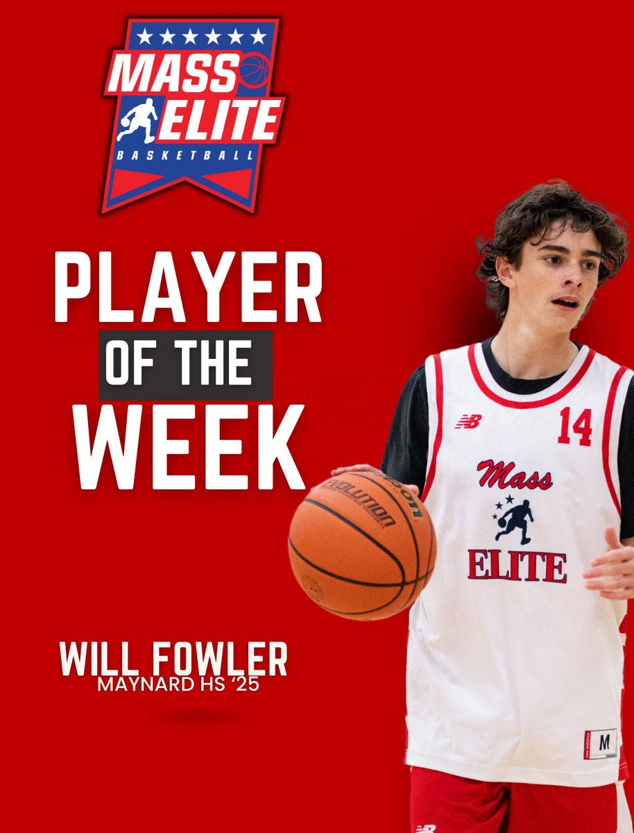 Mass Elite (@masselitehoop) on Twitter photo Congratulations 2025’s Will Fowler from Maynard HS on being named #PlayeroftheWeek, following dominant weekend competing <a href="/ZeroGravityBB/">Zero Gravity Basketball</a> #FallBrawl Congratulations 2025’s Will Fowler from Maynard HS on being named #PlayeroftheWeek, following dominant weekend competing <a href="/ZeroGravityBB/">Zero Gravity Basketball</a> #FallBrawl