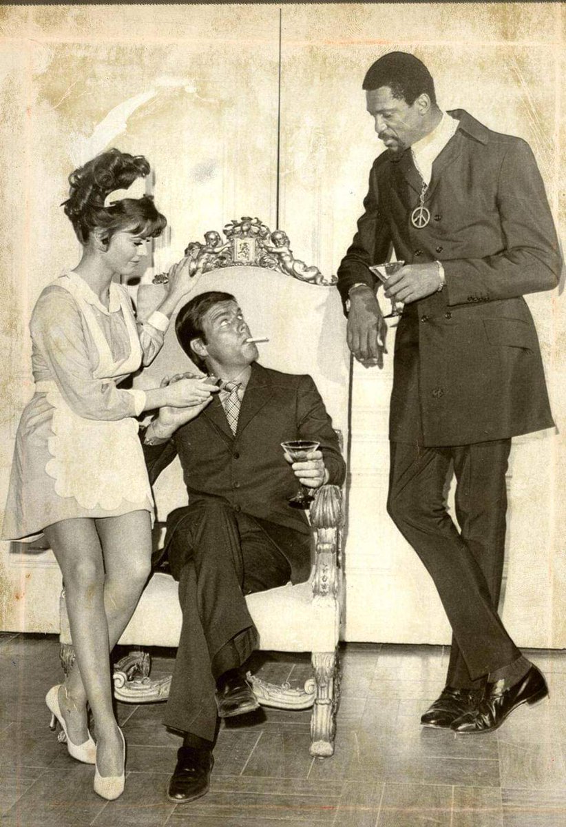 Bill Russell, Robert Wagner & actress Sharon Harvey in 'It takes a Thief 1968' Russell played the butler of a very fancy 'fence' Ricardo Montalban. Only in this case the butler didn't do it. He couldn't do a thing right. Russell's character was supposed to keep Wagner, a visiting…