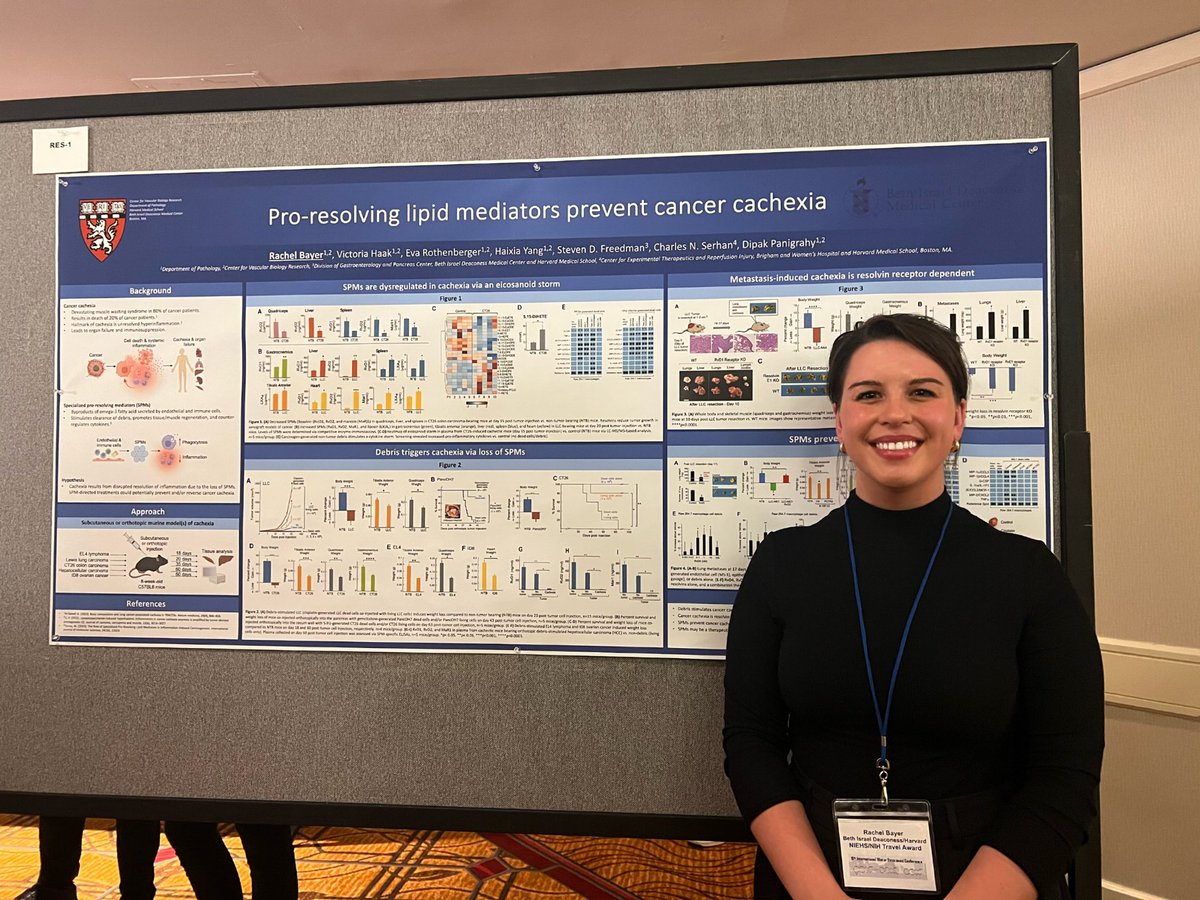 tweetRachelB's tweet photo. 2023 Winter Eicosanoid Conference in Baltimore, Maryland 
~ Pro-resolving lipid mediators prevent cancer cachexia ~ https://t.co/ASqBwAdWsL