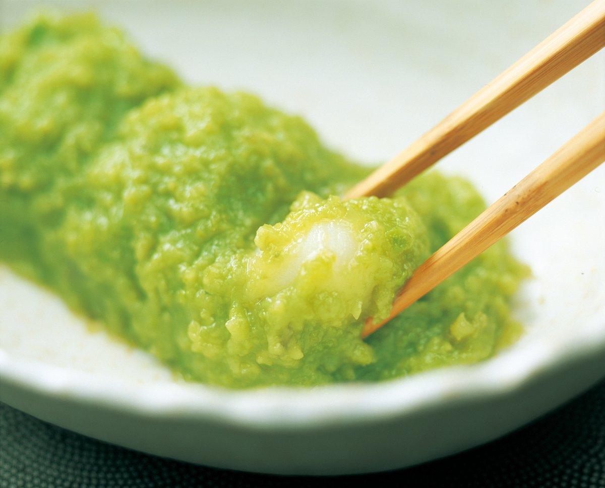 本日は #冷凍食品の日 ❄ #ずんだ茶寮 のずんだ餅は 厳選された枝豆を