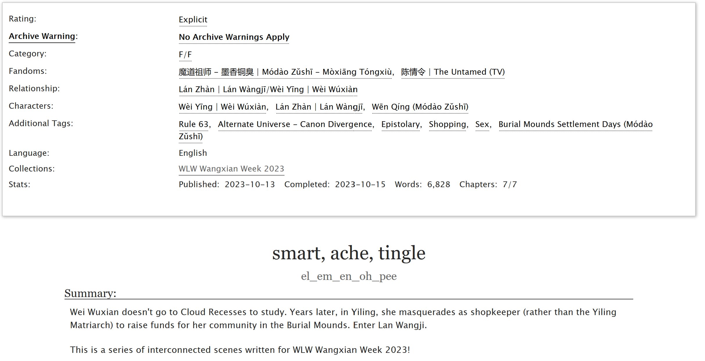 🌸 Fem WangXian Enthusiast 🌸 (@FemWangXian) / X