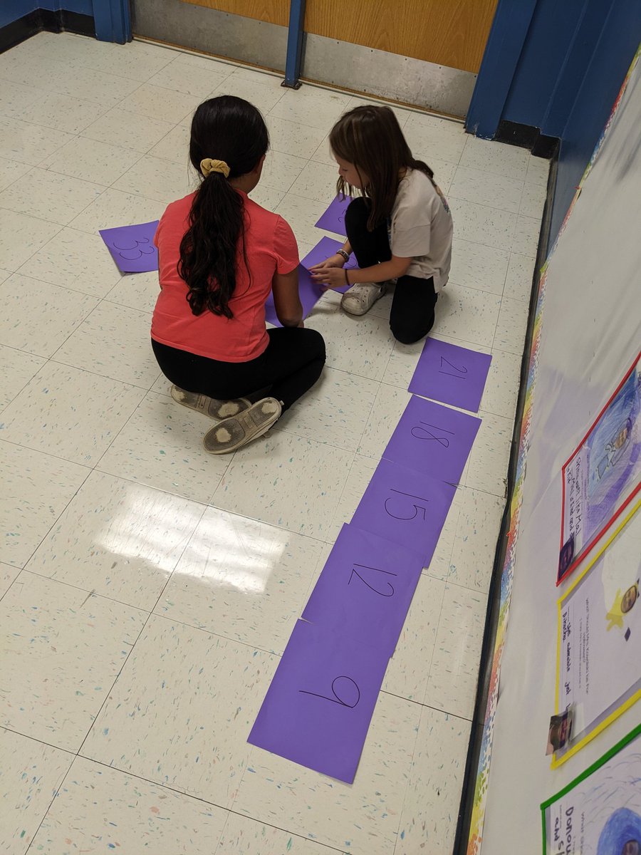 mrswillingham's tweet photo. We're learning to skip count in math. We solved skip counting puzzles and then used them to do hopscotch as we skip counted out loud! The kids absolutely loved it! @VV_Voyagers https://t.co/7vN51UZLSq