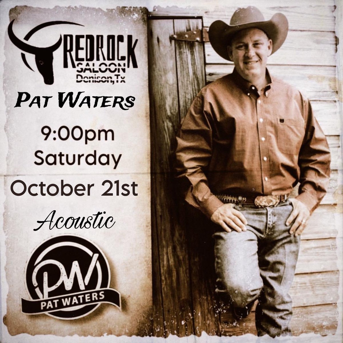 See y’all at RedRock Saloon, Denison Tx. Saturday night! 
#livemusic #texascountry #countrymusic