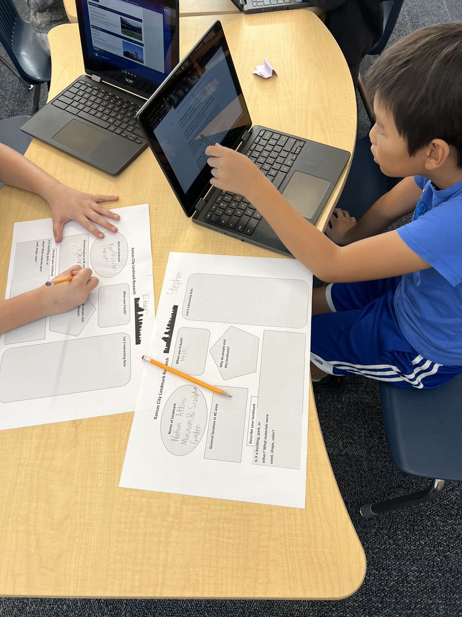 It’s been a week of research for our 2nd (creepy crawly critters) and 3rd graders (Kansas City landmarks). Research takes time and persistence, which these students are learning. 🕷️🏛️<a href="/bvlibraries/">BV LibraryMedia</a> <a href="/HRTJaguars/">Heartland Elementary</a>