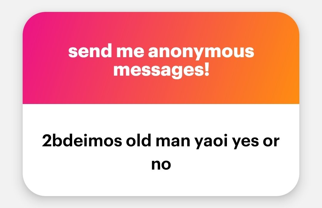 Yes
2bdeimos old man yaoi nation rise up