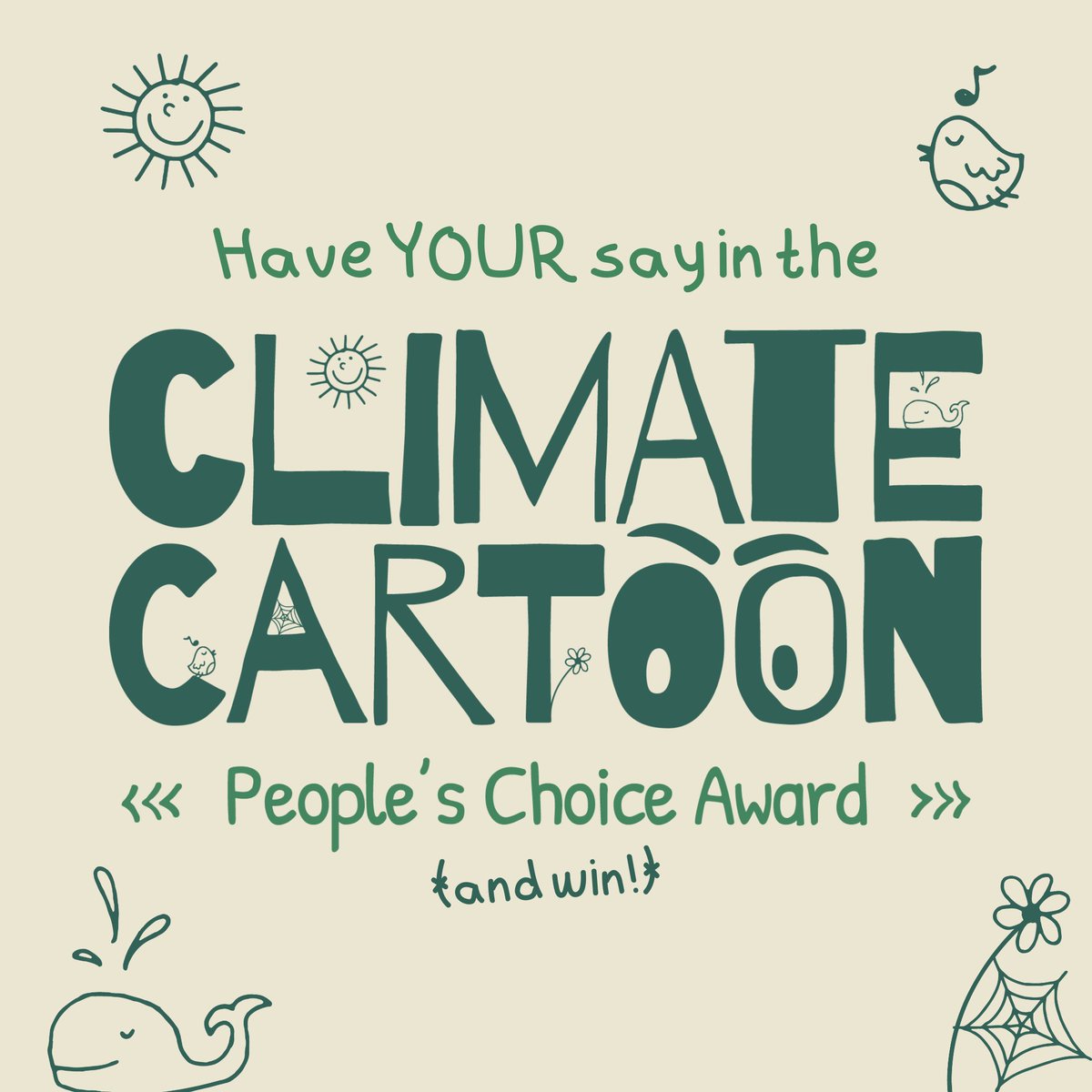 climate200's tweet photo. Exciting news! We're hosting the inaugural Climate Cartoon People’s Choice Award! 🏆

Vote for your favourite climate cartoon and make your voice heard: https://t.co/mM4jkOKPcm https://t.co/XHbhIxM4uJ