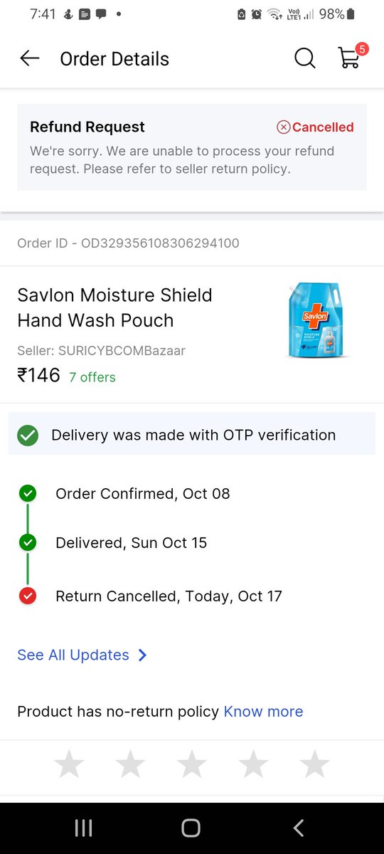 AjayKumSng's tweet photo. @flipkartsupport #Bycottflipkart @SrBachchan
Flipkart company have no any ethics as they delivered damage/iteam missing products. 
And they have audacity also to cencel the return request. 
Please don't buy any product from flipkart.
Amit sir request you to please do not do add for unethical co. https://t.co/MsmO5wYzD8