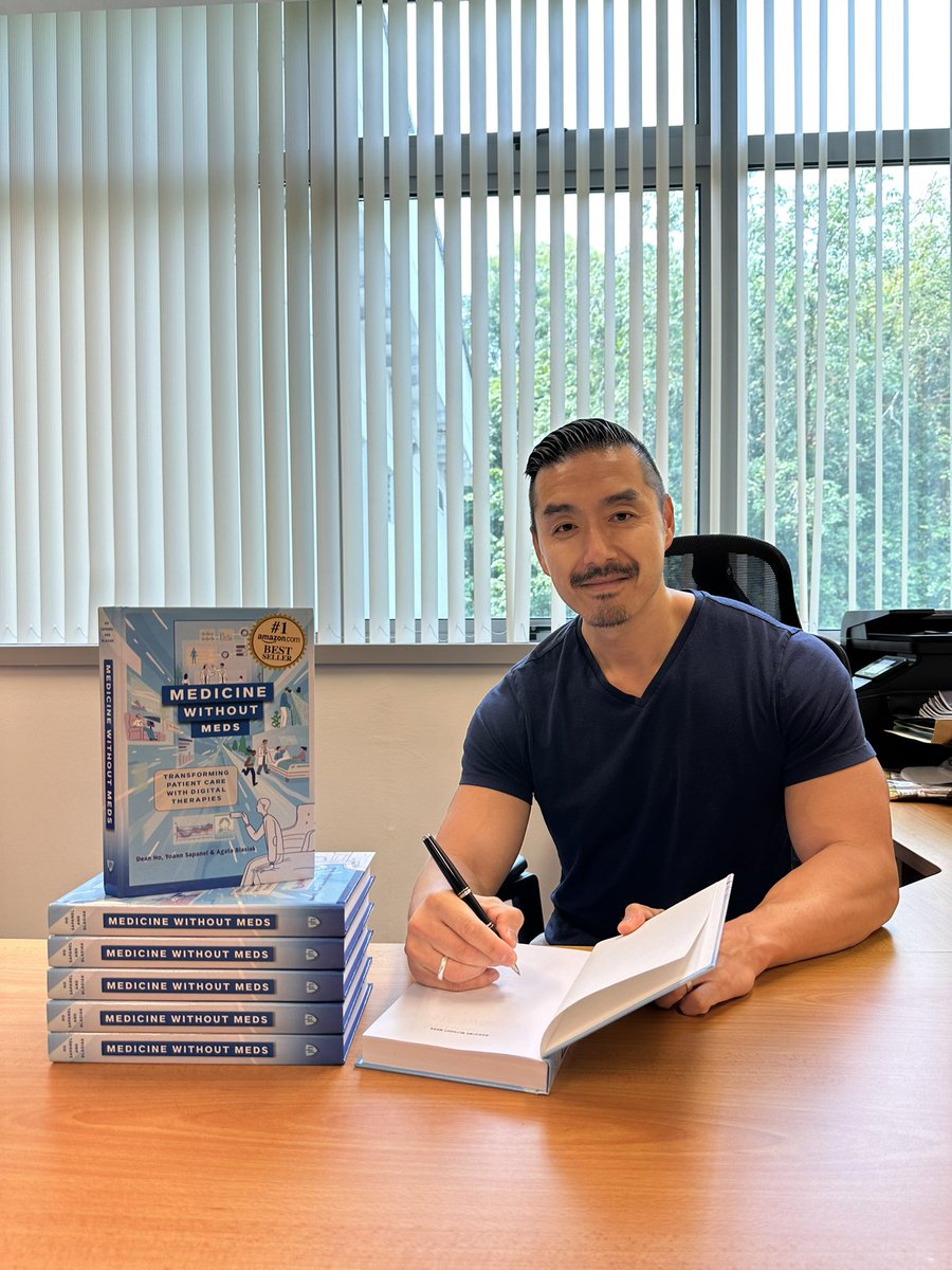 I’m thrilled to announce the global release of our book, Medicine Without Meds, a blueprint for how we accelerated 10+ digital medicine-based clinical trials - from digital therapeutics to dynamically personalised immunotherapy dosing - to patients. Such a privilege to work with