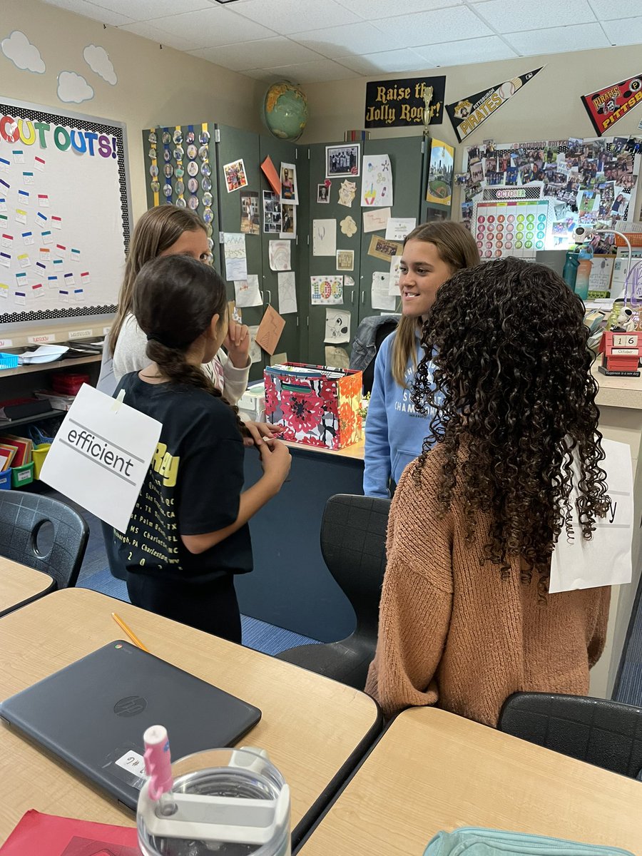 laskowski311's tweet photo. Sixth graders had fun today helping each other review writers’ vocabulary! @CISCMSD #headsup #EveryDayCounts https://t.co/KFU2rHrol5