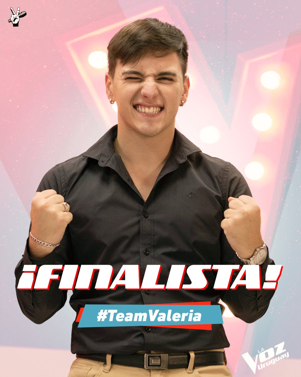lavoz_uy's tweet photo. ¡Felicitaciones Federico, finalista del #TeamValeria! ¿Querés que sea el ganador de #LaVozUruguay? ¡Enviá FEDERICO al 7020! 🤩✌🎤💥

Auspiciado por @pepsiuY https://t.co/ITZr7fl4sa