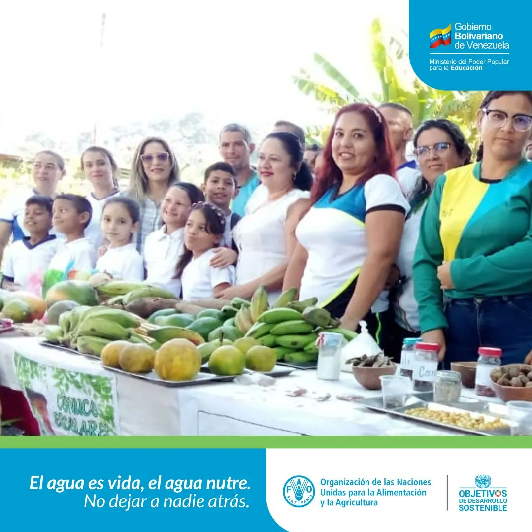 notieducatetru's tweet photo. #16Oct|| Trujillo celebró el Día Mundial de la Alimentación desde la ETA Adolfo Navas Coronado, en un encuentro con las Brigadas de los Conucos Escolares Carlos Lanz. 

#ConMaduroMásVerdadYPaz #VenezuelaPresenteEnLaEscuela #MPPE @NicolasMaduro @_LaAvanzadora https://t.co/yN6bTkpxvW