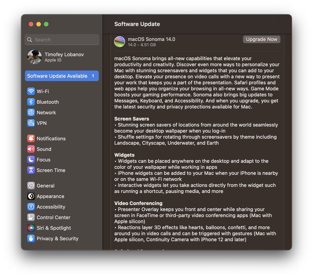 sGeekBlog's tweet image. Про новую #macOSSonoma 17.0, то у меня #MacBookPro15 (mid. 2019) на #Intel #Corei9 (9880H; 8-core; 16-threads; 2.3 GHz; TurboBoost 4.2 GHz) и дискретной #GPU #AMD #RadeonPro560X  с 4GB #GDDR5, а также с 16GB #DDR4 #RAM. Я сижу на #macOSVentura 13.6, обновлюсь через месяц-полтора.