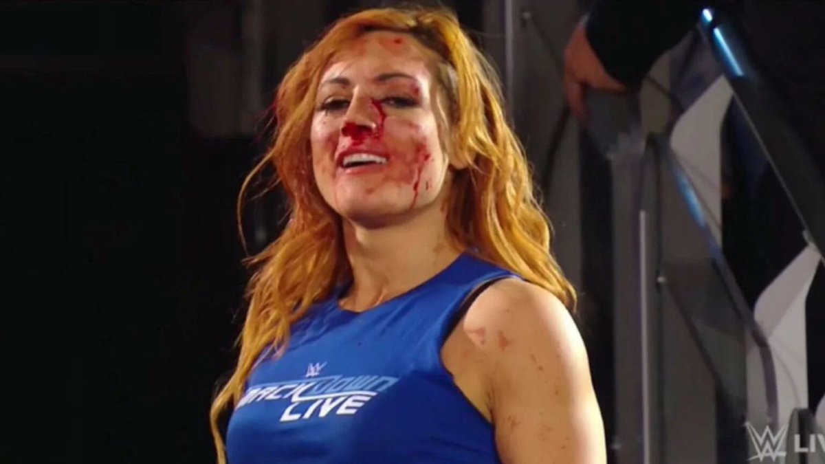 BeckyLynchWWE's tweet photo. I didn’t stay down @LinaFanene https://t.co/WgeLu7eCh7