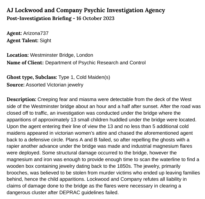 737Arizona's tweet photo. @officialDEPRAC Investigation complete, the region under the bridge affected has been salted. Might want to send an engineer to check the bridge...

#SaveLockwoodandCo #TotalClusterCase
Lockwood and Co Halloween https://t.co/FCJ9YMJKqj