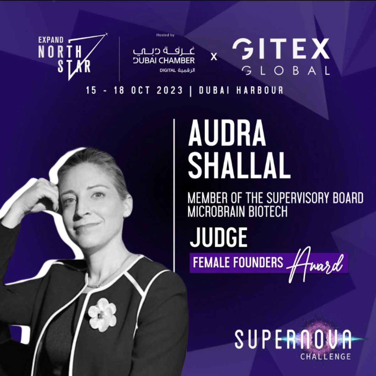 Some fascinating companies at the #SUPERNOVA challenge #PITCH competition taking place at <a href="/DubaiHarbour/">Dubai Harbour</a> . It was a pleasure to participate as a judge representing <a href="/EBAN_org/">EBAN</a> and <a href="/Angels_SBA/">SophiaBusinessAngels</a> for these innovative #startups at <a href="/expandnorthstar/">Expand North Star</a> in the #femalefounders award category!