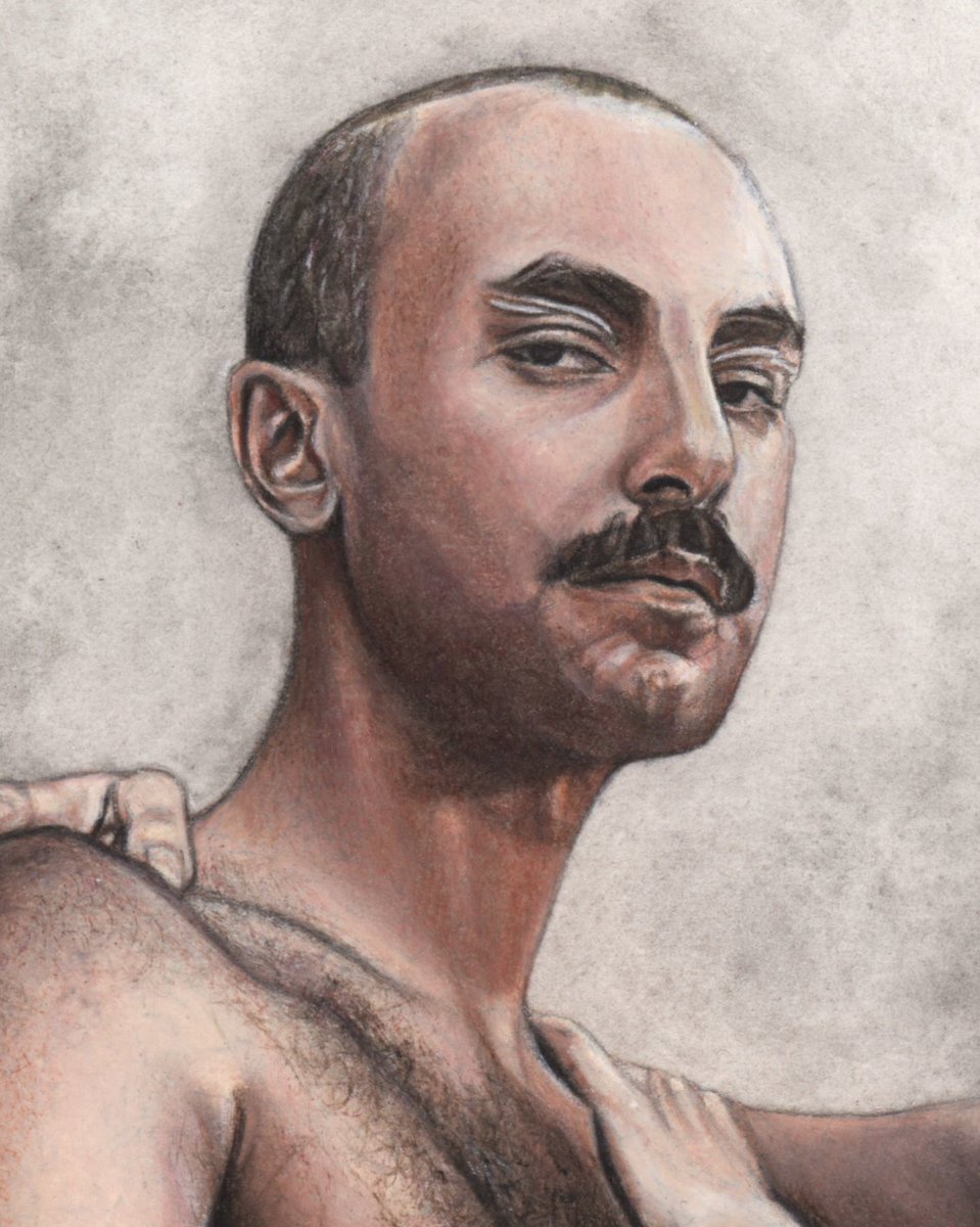 _tomopoly's tweet photo. ‘Sophomore LP’ 🩶
2023
25.5 x 20cm
Mixed media on Arches’s hot pressed watercolour paper
-
#portraiture #queer #tanline #bestfriends #art #drawing #painting #workonpaper #watercolor #watercolour #paper #acrylic #mixedmedia #commission #kickons #acrylic #paint #watercolourpaper https://t.co/xojZLa30Y6