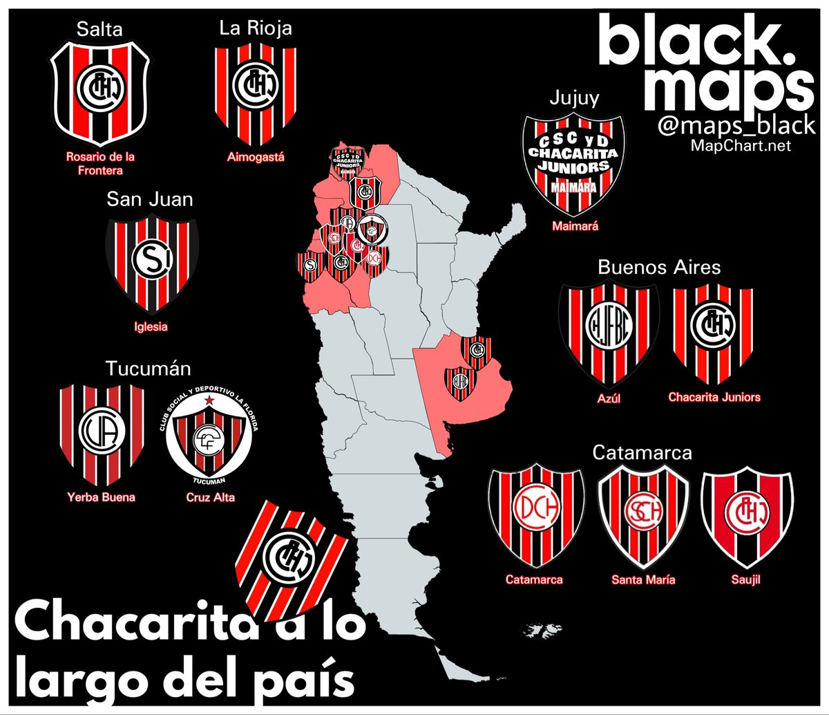 Chacarita a lo largo del país