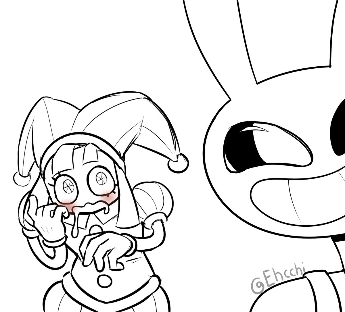 Ehcchi_'s tweet photo. Jax: exists
The fanbase:
#TheAmazingDigitalCircus #jaxfanart  #jax #pomnifanart https://t.co/QaiE5cx6JX