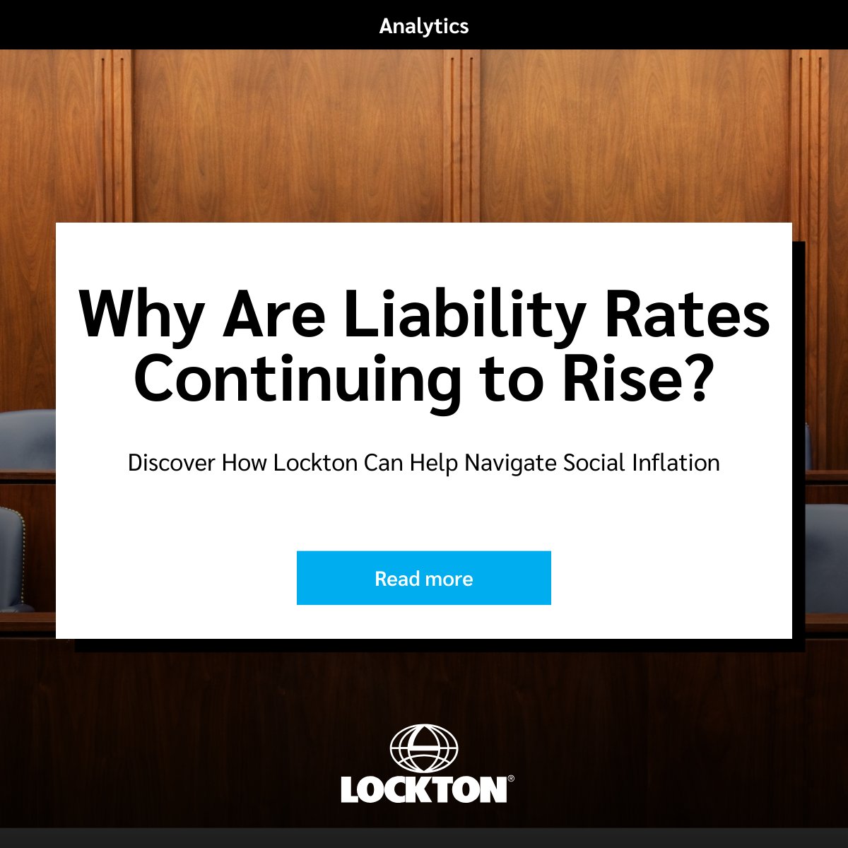 The recent acceleration of social inflation and the significant rise in the value of settlements and verdicts tied to civil litigation is causing concern. But with informed decision-making, insurance buyers can proactively navigate this market trend. lockton.global/48NipI0