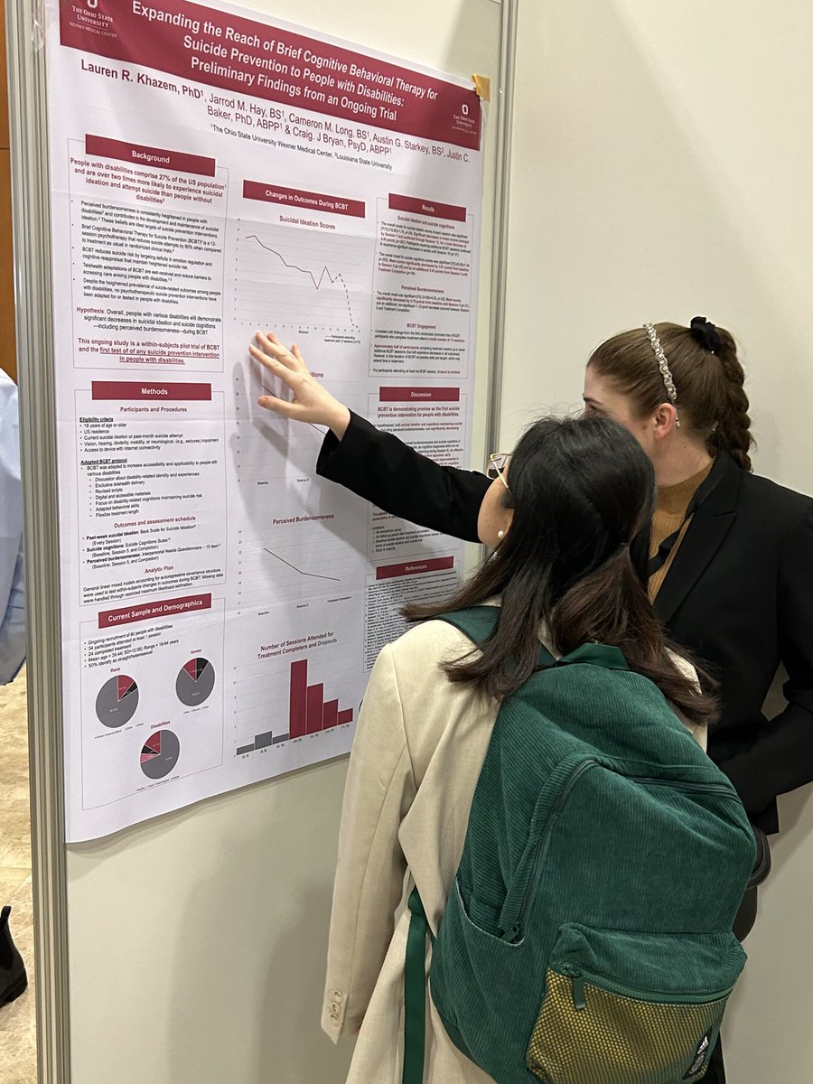 Very strong showing from <a href="/OhioStateMed/">The Ohio State University College of Medicine</a> STRIVE researchers at #IASR2023 presenting on the latest suicide prevention research.