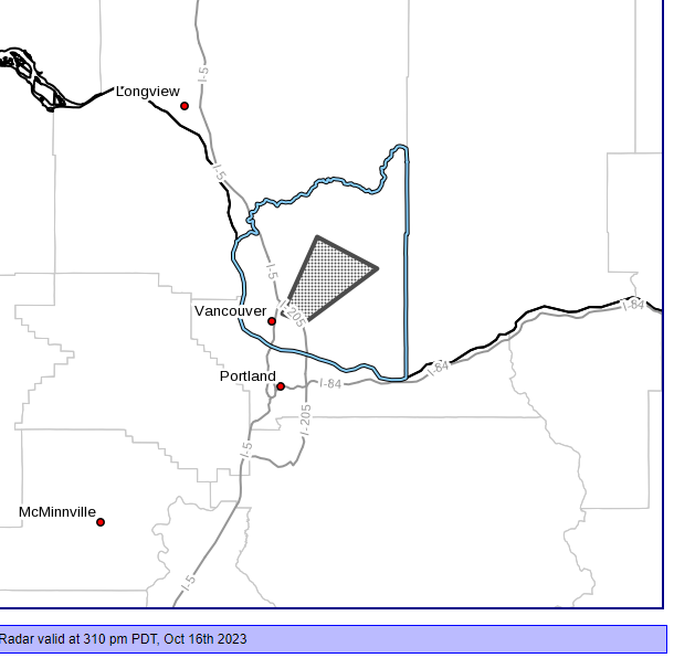 NWS has issued a Tornado Warning until 3:30 PM for central Clark County due to radar indication of rotation within a NE moving thunderstorm. No funnel has been observed and indications are radar only at this time.