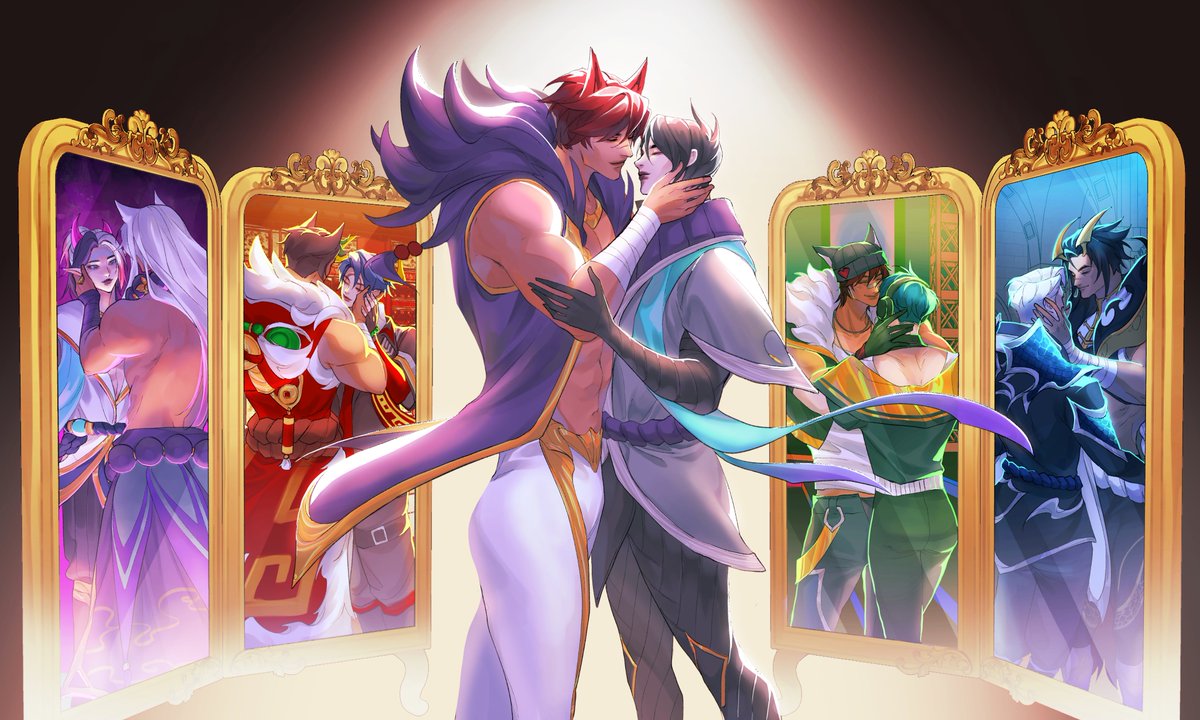 I love you in every universe (2.0)

#settphel #aphelios #sett