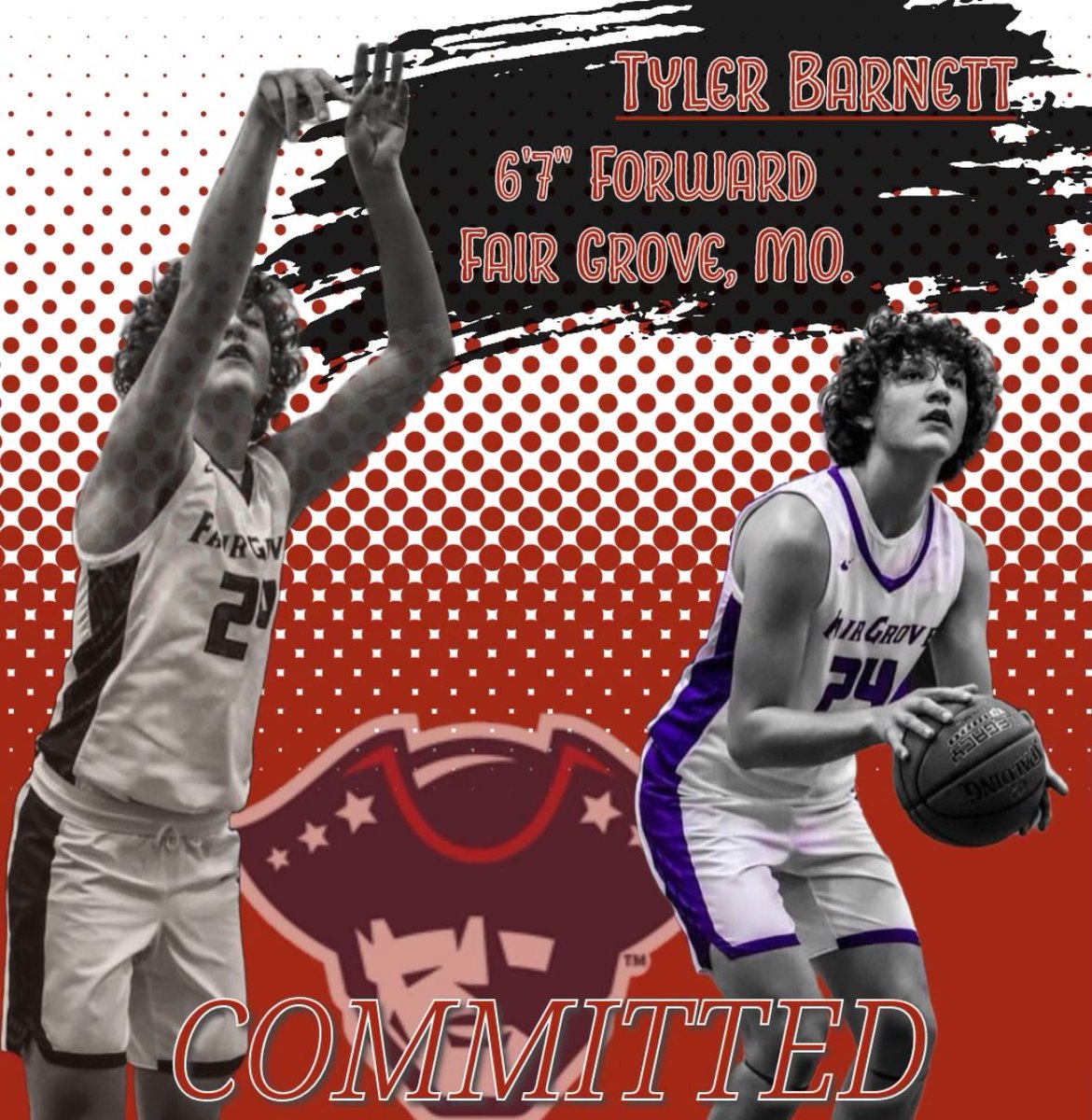 Excited to announce my commitment to continue my academic and athletic career as a patriot! Thank you to all my coaches and family who helped get me here! @DallasMeinders @CoachMeinders @Pats_Admi_Recru @FGbasketball