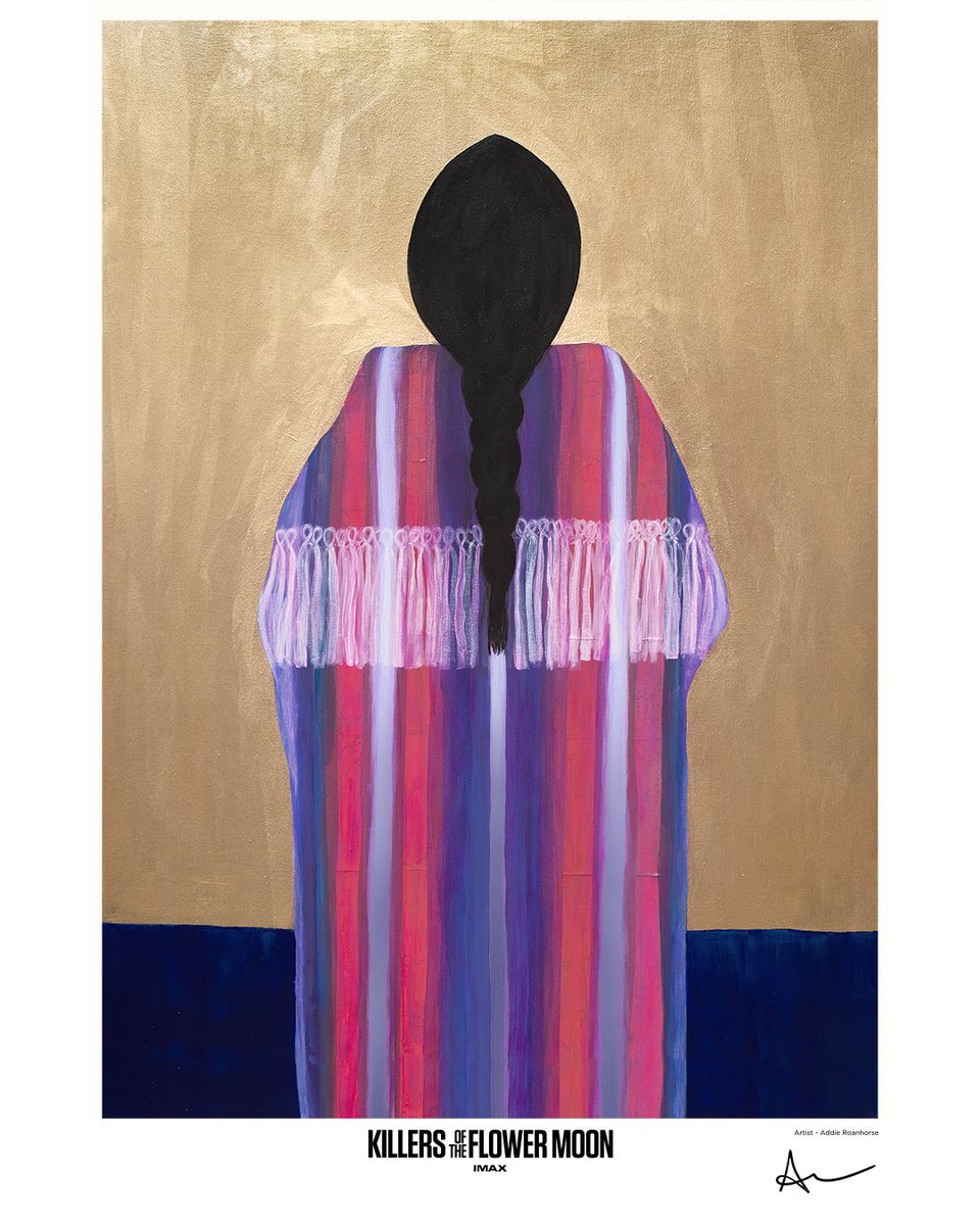 New poster for Martin Scorsese’s ‘KILLERS OF THE FLOWER MOON’ 

The poster was made by the film’s Osage Nation Ambassador named Addie Roanhorse.

Read our review: bit.ly/KillersDF