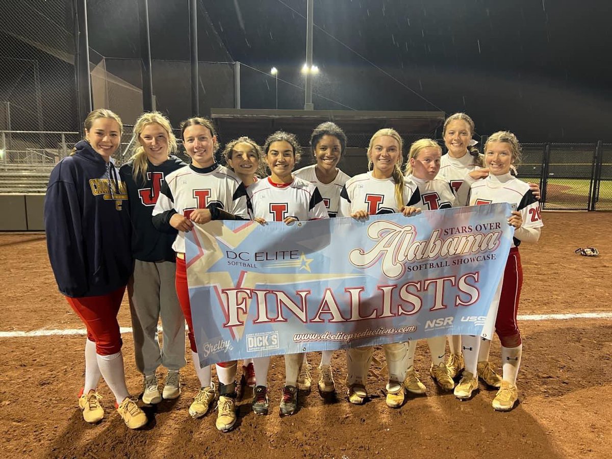 Kora Kilgore (@korakilgore) on Twitter photo Come up just short of what we wanted but still had a great weekend with <a href="/JackCityJacobs/">Jack City Jacobs</a> at the Stars over Alabama tournament. We will get back to work next weekend in Oxford, Mississippi!
Pitching stats
12.1 IP
4 ER
21 SO
<a href="/daniellepenner/">Danielle Penner</a> <a href="/DaynaCarter5/">Dayna Carter</a> <a href="/swathen_LTS/">Shannon Wathen</a> Come up just short of what we wanted but still had a great weekend with <a href="/JackCityJacobs/">Jack City Jacobs</a> at the Stars over Alabama tournament. We will get back to work next weekend in Oxford, Mississippi!
Pitching stats
12.1 IP
4 ER
21 SO
<a href="/daniellepenner/">Danielle Penner</a> <a href="/DaynaCarter5/">Dayna Carter</a> <a href="/swathen_LTS/">Shannon Wathen</a>
