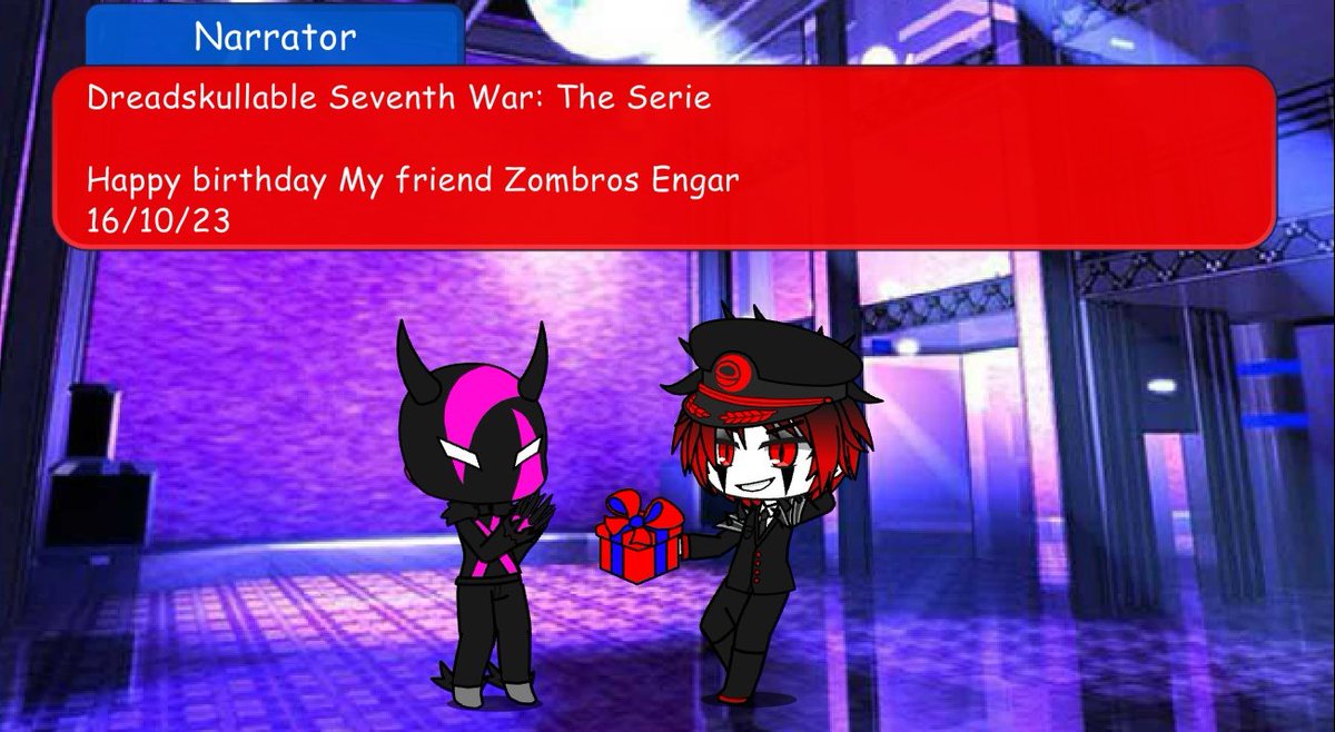 Today is a very special day for my friend <a href="/ZombrosE/">Zombros_En</a> 🎂🎉🎉🎉🎉🎉

Since today is his birthday 🥳🥳🥳🥳and therefore I am giving him a great gift from his great and best friend on all of YouTube, <a href="/PrimeZombros1/">Zombros-Prime🤖🇨🇴</a> 🎉🎉🎉🎁🎂👬🏻