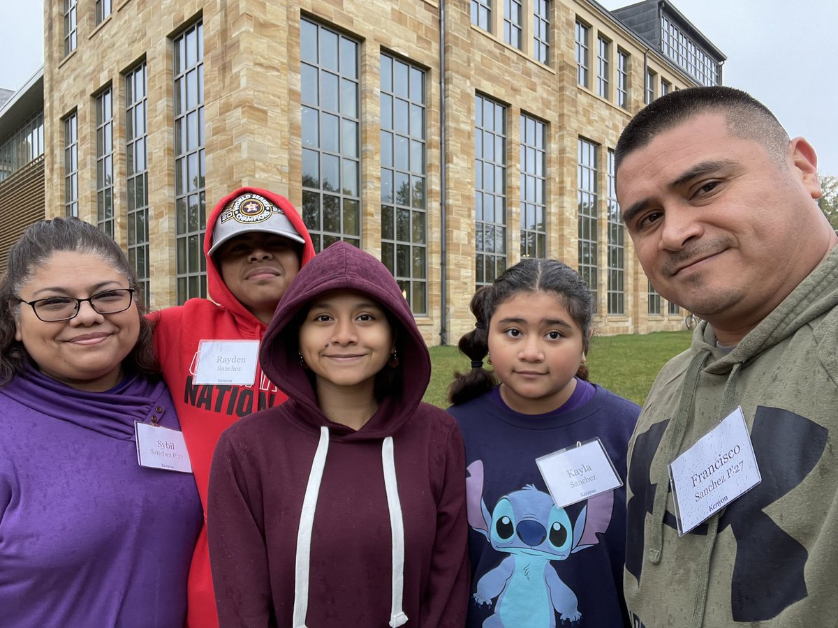 sybil_sanchez's tweet photo. What a wonderful pre-birthday weekend! Traveled to Ohio to visit my oldest at @KenyonCollege for Family Weekend. My two youngest got to see where their big sis goes to school and we got to participate in several Kenyon activities. What a treat! https://t.co/3B62Okf9cc