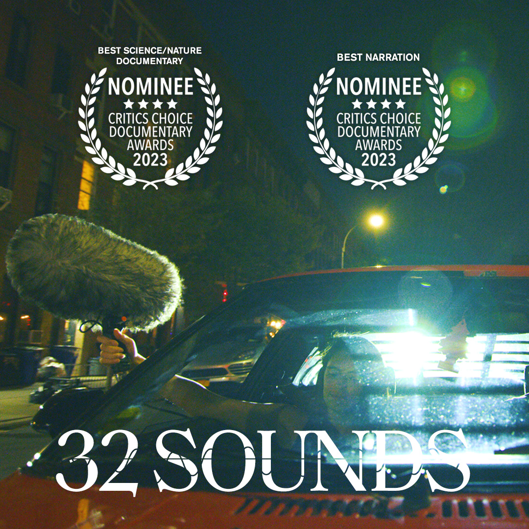 thedofmp's tweet photo. 32 SOUNDS has been nominated for 2 Critics Choice Documentary Awards!!! https://t.co/zDqRnEnVR0