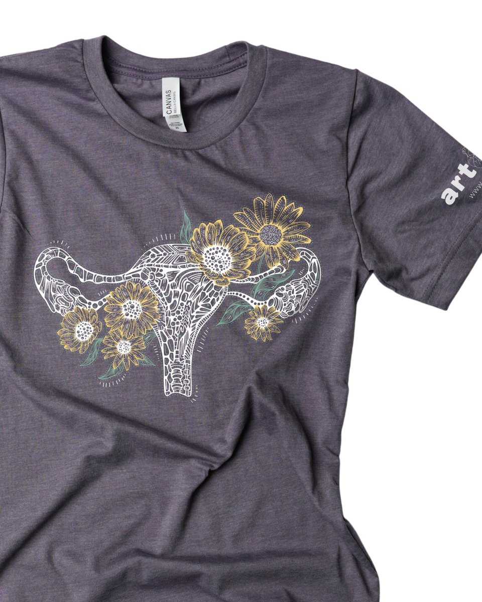 ArteryInk's tweet photo. Today is your LAST CHANCE to snag a floral uterus shirt! V-neck, long-sleeve, crew sweatshirt or hoodies are also available! Don’t miss out ✨

$5 per item sold will be donated directly to @resolveorg 🌸

https://t.co/oyJdRBKp1t https://t.co/Mt1rtj3YD1