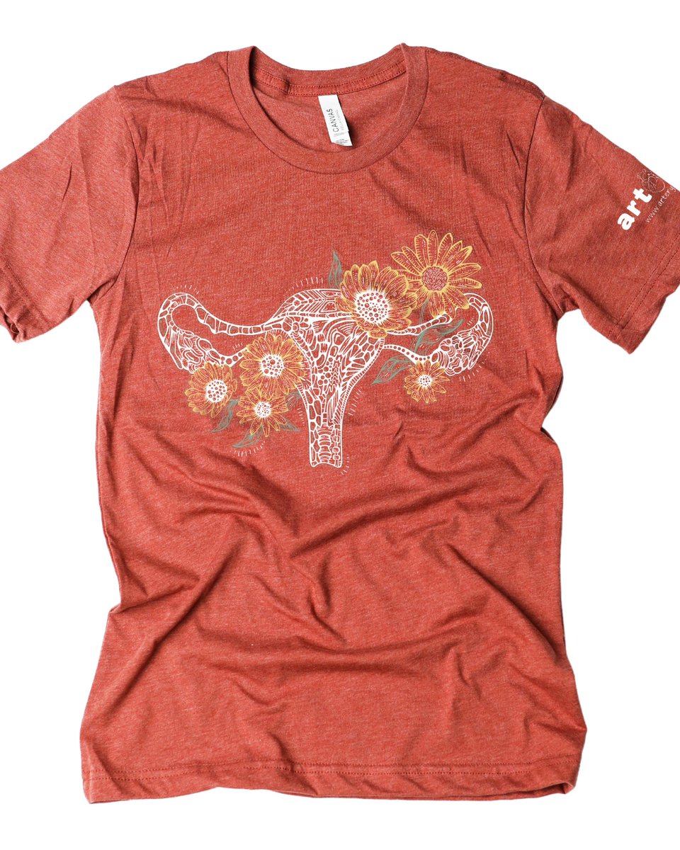 ArteryInk's tweet photo. Today is your LAST CHANCE to snag a floral uterus shirt! V-neck, long-sleeve, crew sweatshirt or hoodies are also available! Don’t miss out ✨

$5 per item sold will be donated directly to @resolveorg 🌸

https://t.co/oyJdRBKp1t https://t.co/Mt1rtj3YD1