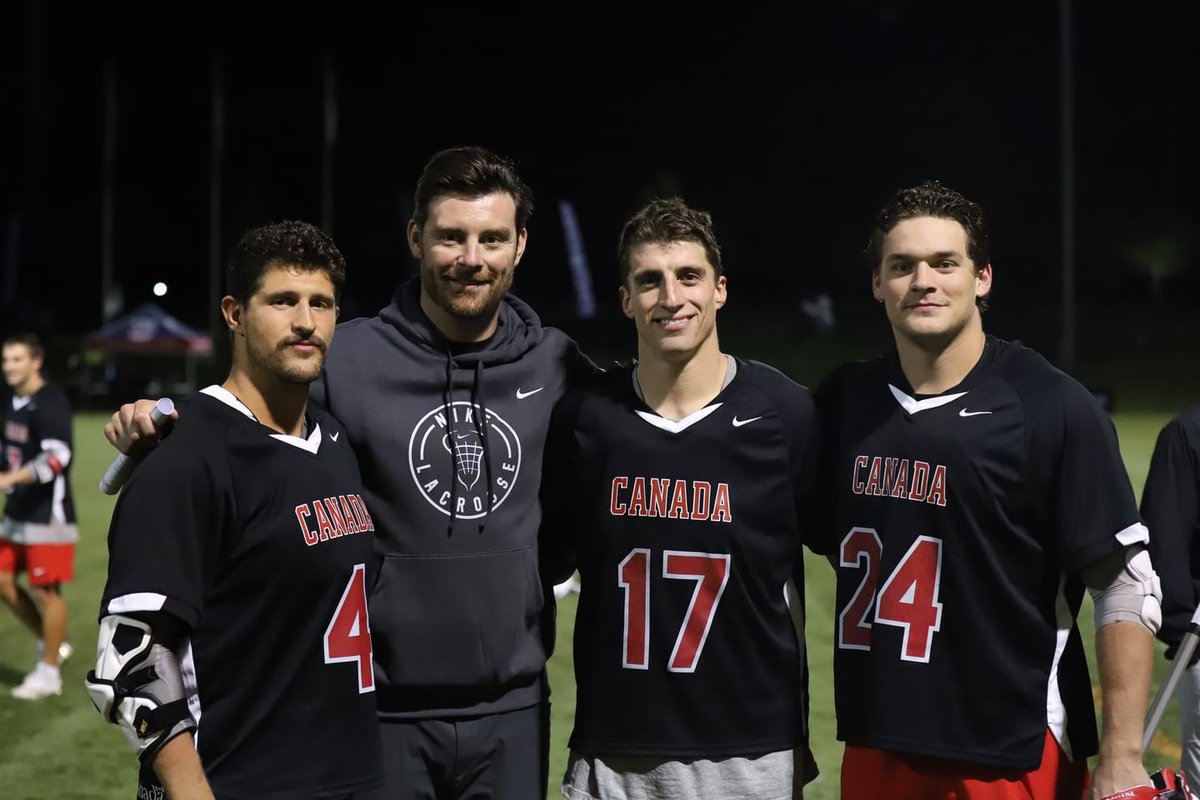 2-0 on the weekend. 🇨🇦 Congratulations to Team @CanadaLacrosse, including Warriors players Reid Bowering, Kevin Crowley, Adam Charalambides and Owen Grant! 👏