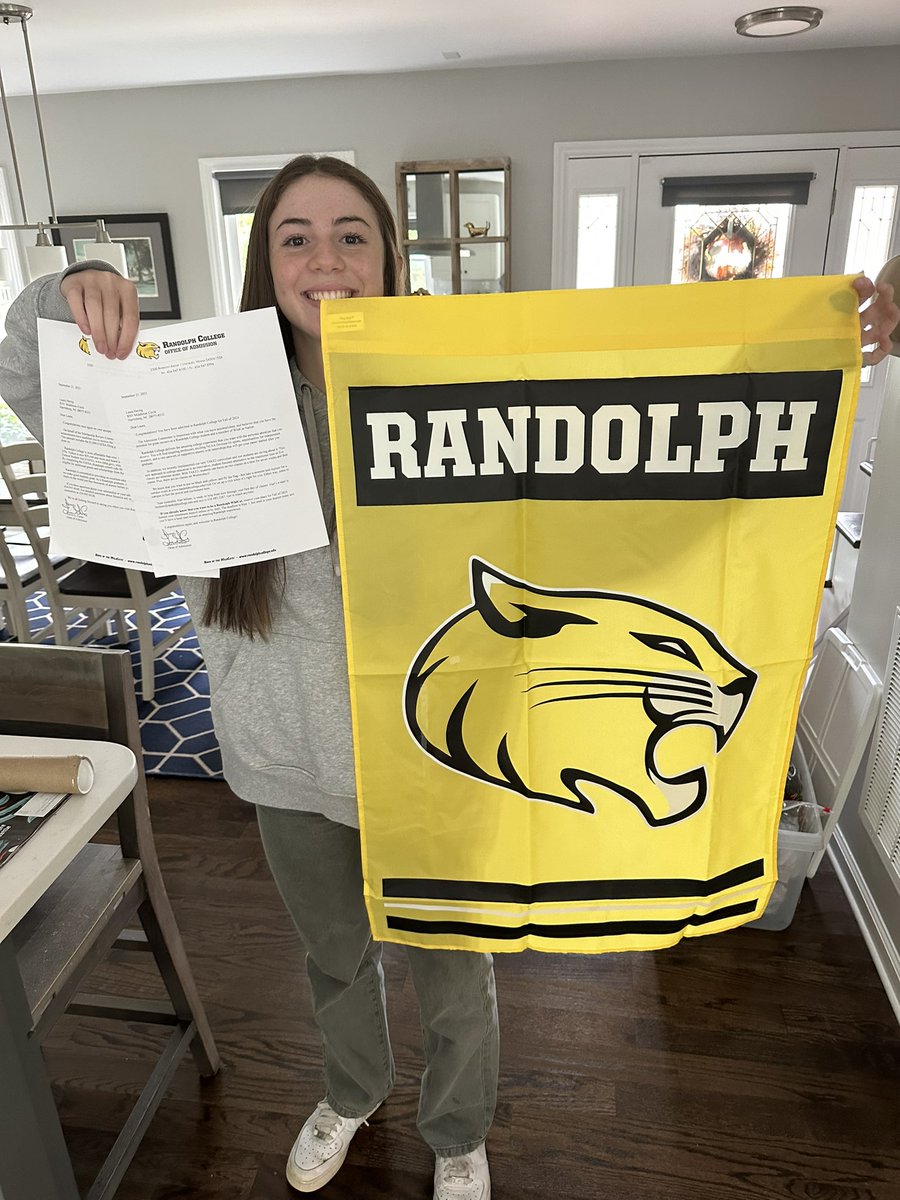 Today I got my official acceptance letter from <a href="/randolphcollege/">Randolph College</a>. I am super excited for what’s to come and proud to say I am officially a Wildcat 🐱!!! <a href="/RandolphSB/">Randolph College Softball</a> <a href="/Kazdynn/">Kazdyn Waldron</a>