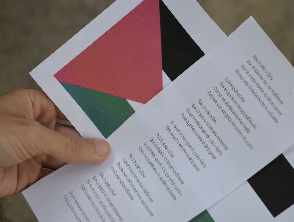 Que lo injusto no me sea indiferente 🇵🇸
✍️ <a href="/GiecoLeon/">Leon Gieco</a>
#PalestinaLibre