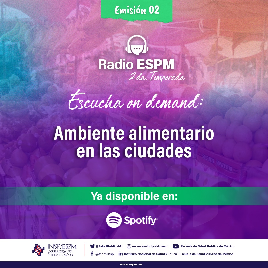 ¿Cuál es la relación entre la alimentación y el impacto ambiental? 🥗♻️ Revive esta entrega de #RadioESPM y descúbrelo 🎙️ ¡Disponible en #Spotify! 🔰 🔗 spotify.link/vpO1VXjLpDb #ComunidadQueAprende #SomosESPM #INSP #SaludPública #WorldFoodDay