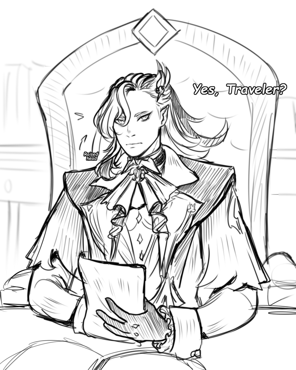 Reilin64949487's tweet photo. #ArtistOnTwitter #art #GenshinImpact  #fanart #Lumine #Neuvillette https://t.co/XVbus2HJnj