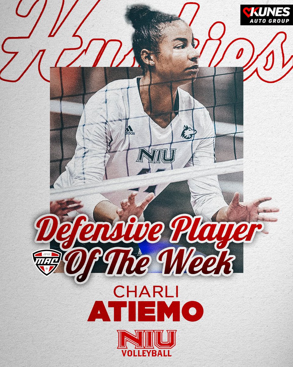 Charli Atiemo Named MAC West Defensive Player of the Week! 📰 tinyurl.com/2t725zwu #onamission