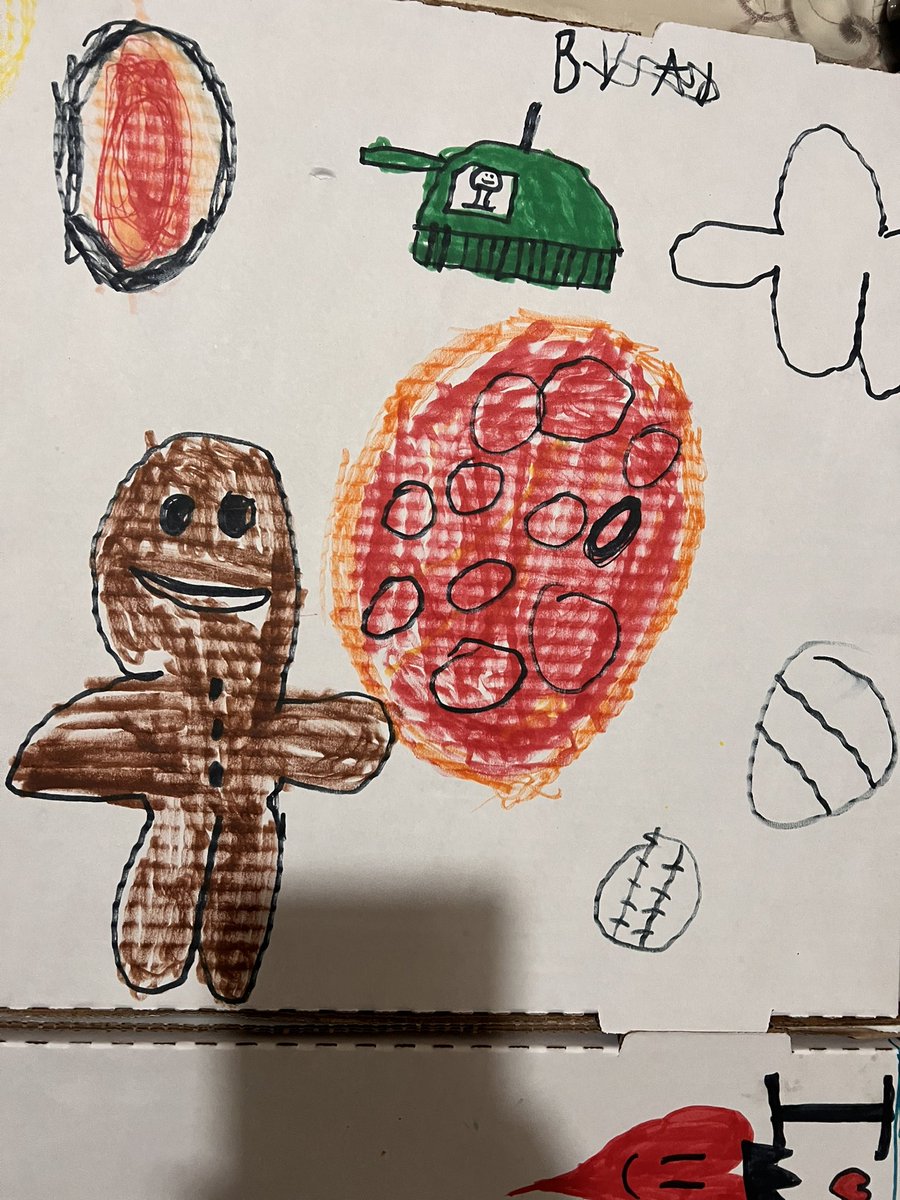 MrsGuerrero's tweet photo. Supporting my kiddos in every way possible, so excited to bring home pizza with boxes my students decorated themselves ❤️🍕 #mcgheewolves https://t.co/kk5hxDjW2x