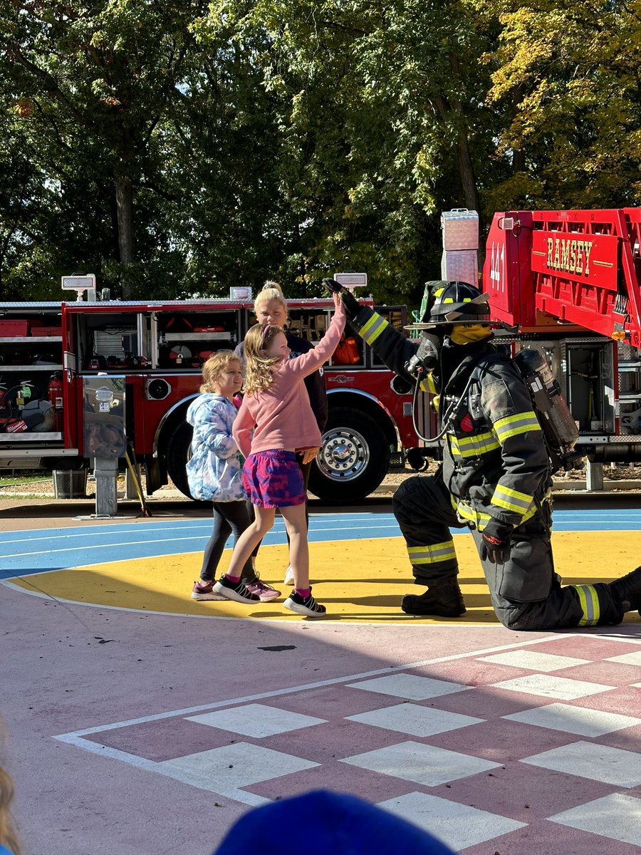 Ms_SLajam's tweet photo. Thank you to the Ramsey Fire Department for the awesome fire safety tips and the truck tour! 🔥 🔥 🔥 https://t.co/uijJATcbMf