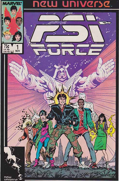 #PsiForce #1 (1986) #MarkTexeira Cover & Pencils, #StevePerry Story, 1st appearance of Psi-Force (Team) & #Mindwolf, Early Mark Texeira Marvel Work 'Hour of the Wolf!' It's a world not unlike our own. Words like paranormal or super-hero are euphemisms only used in comic books and