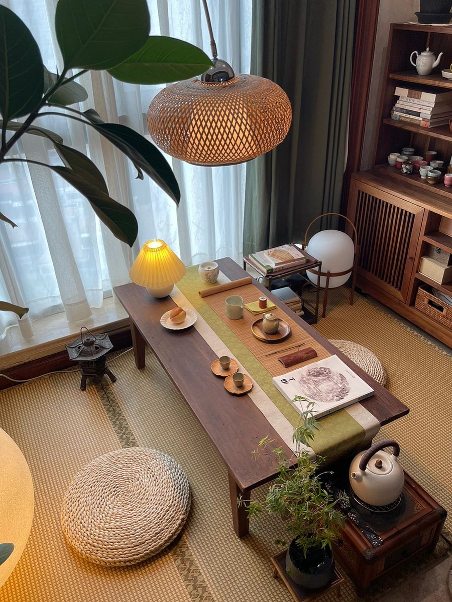 The elegant environment is perfect for drinking tea🍵