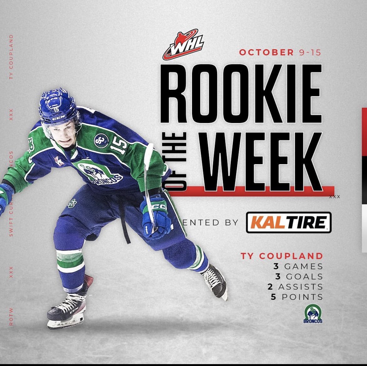 Vancouver North West Hawks (@vnwhawks_aaa) on Twitter photo Congratulations to former North West Hawks Ty Coupland on being named <a href="/TheWHL/">Western Hockey League</a> player of the week!
#HawksSoar
#TrustUnitySoar
<a href="/BCEHL/">BC Elite Hockey League</a> <a href="/BCHockey_Source/">BC Hockey</a> Congratulations to former North West Hawks Ty Coupland on being named <a href="/TheWHL/">Western Hockey League</a> player of the week!
#HawksSoar
#TrustUnitySoar
<a href="/BCEHL/">BC Elite Hockey League</a> <a href="/BCHockey_Source/">BC Hockey</a>