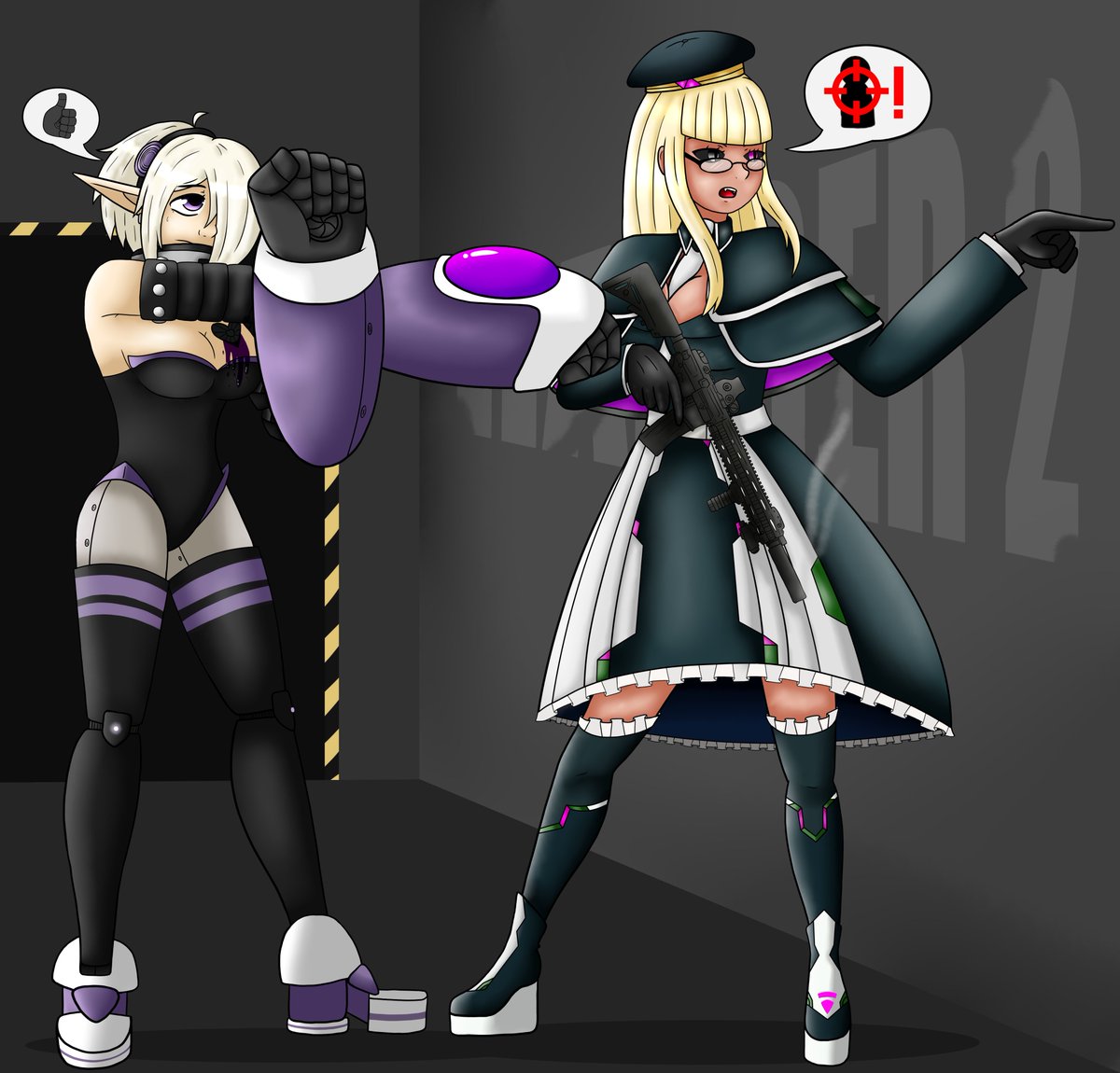 Its_CopavityVT's tweet photo. I'm finally back to doing Mutual Mondays! I was ALMOST late! 😅
This Mutual Monday features @SumireVioletsVT helping me through an obstacle course to keep me in tip-top shape! You never know when you have to be battle-ready! I hope you like it! 💜
#CopavARTy #KommandArt #VTuber https://t.co/AIMXe4mBS1