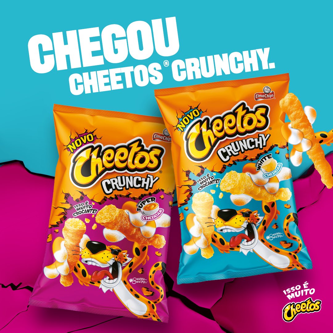 CHEETOS CRUNCHY É LANÇADO EM 2 SABORES QUE SÃO SUCESSO NO MUNDO