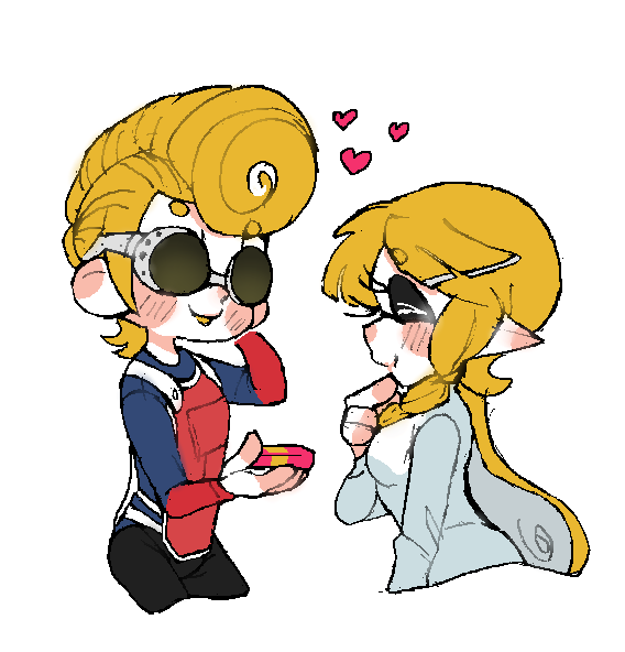 Luishii01's tweet photo. Dememitsu 💛💛

#Splatoon3 #veronika #yarrwhal #coroika #Mitsuami #Barreleye https://t.co/YTtrSCXYCO